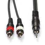 Tulp naar jack 3.5 mm kabel - Procab - 15 meter (Stereo), Audio, Tv en Foto, Audiokabels en Televisiekabels, Nieuw, Verzenden