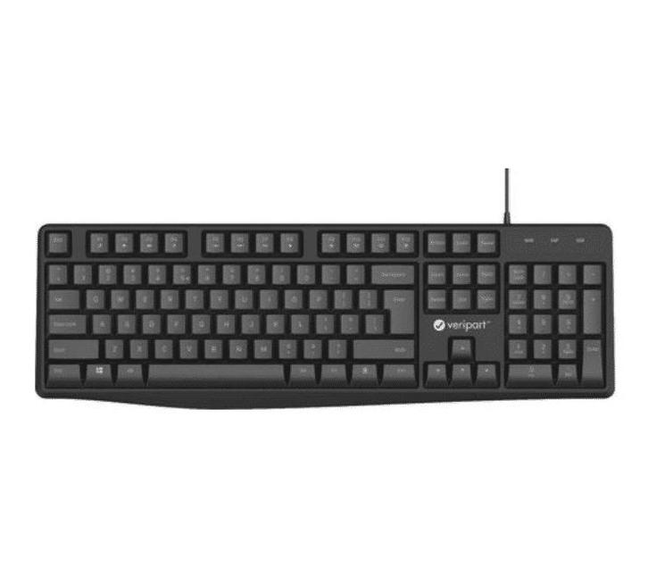 Veripart bedraad toetsenbord AZERTY, Computers en Software, Overige Computers en Software, Zo goed als nieuw, Ophalen of Verzenden