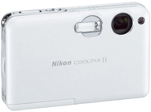 Nikon Coolpix S1 Digitale Compact Camera - Wit, Audio, Tv en Foto, Fotocamera's Digitaal, Zo goed als nieuw, Verzenden