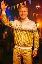 Bier Trainingspak – Goud/Wit - Unisex - Maat XS, Ophalen of Verzenden, Nieuw