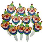 Taartdecoratie Prikkers Clown 12st., Hobby en Vrije tijd, Taarten en Cupcakes maken, Verzenden, Nieuw