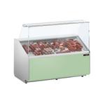 GGM Gastro | Koelvitrine - 1300mm - Lichtgroen voorpaneel |, Verzenden, Nieuw in verpakking, Decoratie