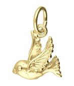Gouden Vogeltje ketting hanger, Verzenden, Nieuw