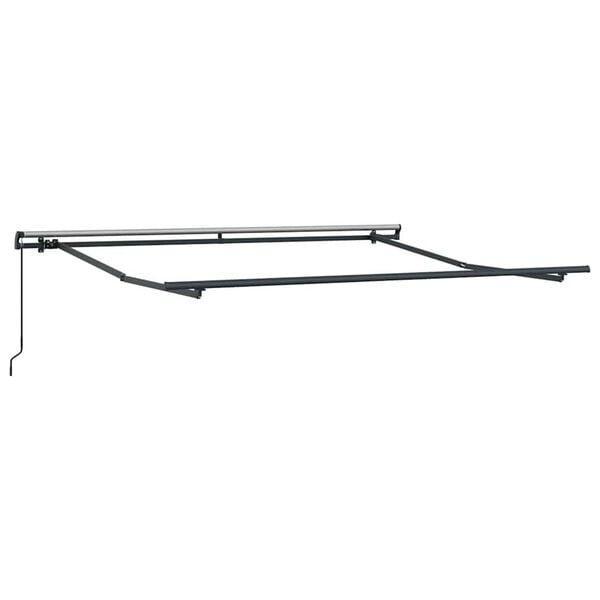 Markies Antraciet 3,5x2,5m - Handmatig! Retourdeal - 51%..., Tuin en Terras, Zonneschermen, 250 cm tot 450 cm, Nieuw, Knikarmscherm