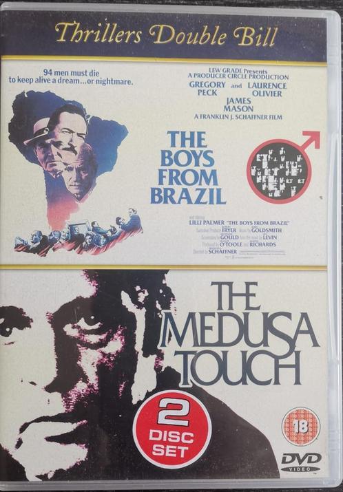 Boys from Brazil + Medusa Touch             Gratis verzenden, Cd's en Dvd's, Dvd's | Tv en Series, Zo goed als nieuw, Overige genres