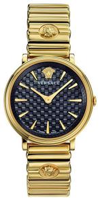 Versace VE8101519 V-Circle dames horloge 38 mm, Overige merken, Staal, Staal, Verzenden