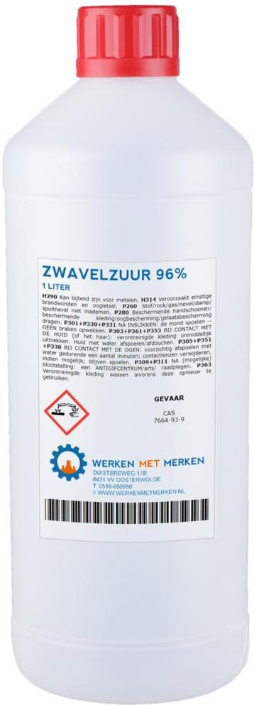 Wmm Chemie Zwavelzuur 96 ontstopper 1 liter beschikbaar voor biedingen