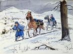 Lambil, Willy - 1 Offset Print - Les Tuniques Bleues - Dans, Nieuw