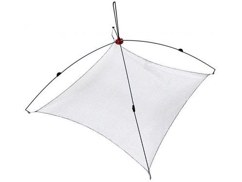 Inklapbaar Kruisnet 100 x 100 cm - Roofvis XL, Watersport en Boten, Hengelsport | Roofvissen, Net of Fuik, Verzenden