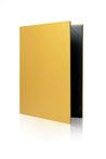 Metallic Gouden Documentenmap / Aktemap - 2x A4 - Gold-Black
