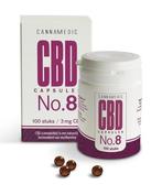 Cannamedic CBD Capsules nr 8 3 mg 50 capsules, Diversen, Verzenden, Nieuw