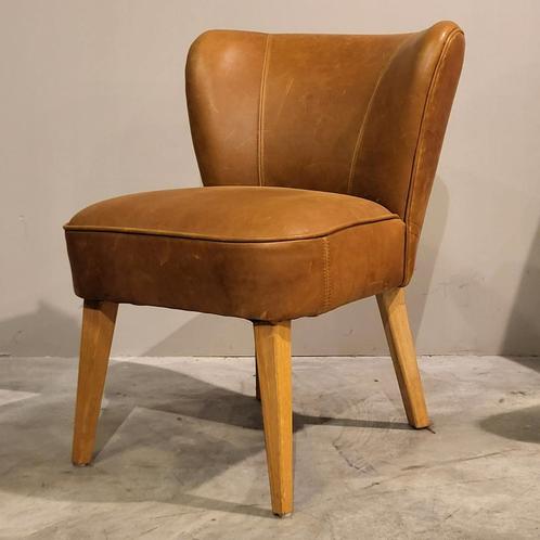 Fauteuil Club Leer, Huis en Inrichting, Fauteuils, Ophalen of Verzenden