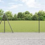 vidaXL Hekpalen met Basisplaten 13 stukjes Ø32mm 78,5cm, Verzenden, Nieuw
