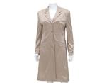 Een glanzende beige DenG jas, Kleding | Dames, Jassen | Zomer, Dolce & Gabanna, Gedragen, Maat 38/40 (M), Beige