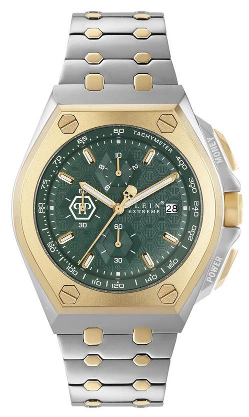 Philipp Plein PWGAA0521 Plein Extreme horloge 44 mm, Sieraden, Tassen en Uiterlijk, Horloges | Heren, Staal, Nieuw, Staal, Overige merken
