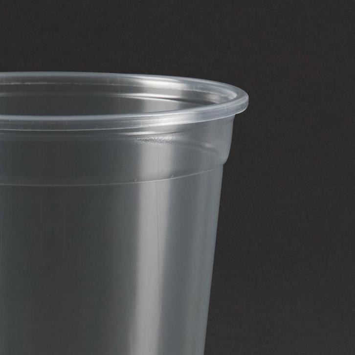 eGreen kunststof disposable bierbeker 590ml tot rand (1000, Huis en Inrichting, Keuken | Keukenbenodigdheden, Verzenden