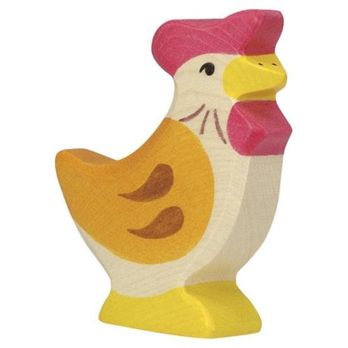 Haan staand 8,8 cm - Holztiger, Kinderen en Baby's, Speelgoed | Overig
