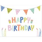 Happy Birthday Placemats Eco 6st, Verzenden, Nieuw