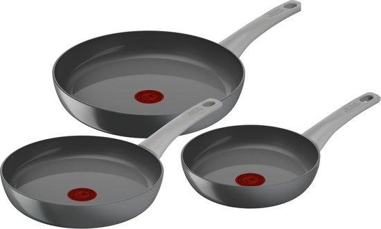Tefal Renew ON Keramische Koekenpannenset - Ø 20/24/28 cm, Huis en Inrichting, Keuken | Keukenbenodigdheden, Zo goed als nieuw