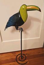 Sculptuuur voor buiten, Tukan Vogel - 80 cm - IJzer - 2017, Antiek en Kunst, Curiosa en Brocante