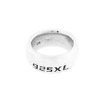 Brede zilveren ring (unisex, robuuste ring, 925), Sieraden, Tassen en Uiterlijk, Ringen, Gebruikt, Overige kleuren, Ophalen of Verzenden