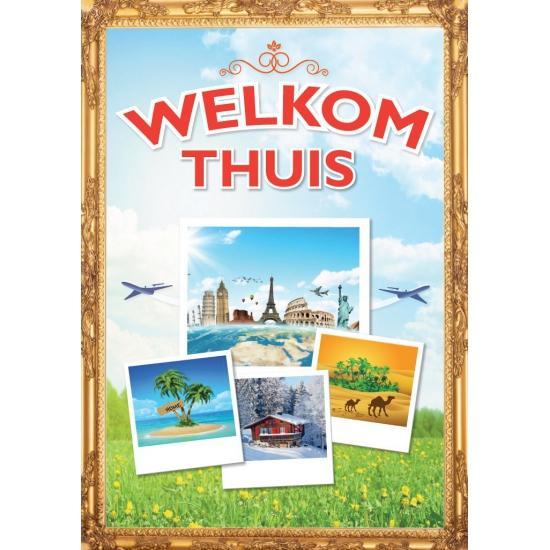 Deur poster welkom thuis - Welkom thuis thema, Hobby en Vrije tijd, Feestartikelen, Ophalen of Verzenden
