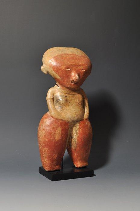 Chino, West-Mexico Keramiek Staand vrouwelijke figuur met, Verzamelen, Mineralen en Fossielen