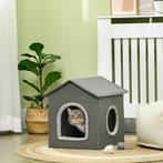 TRUUSK Kattenhol In De Vorm Van Een Huis Met Wasbaar Kussen,, Dieren en Toebehoren, Katten-accessoires, Verzenden, Nieuw