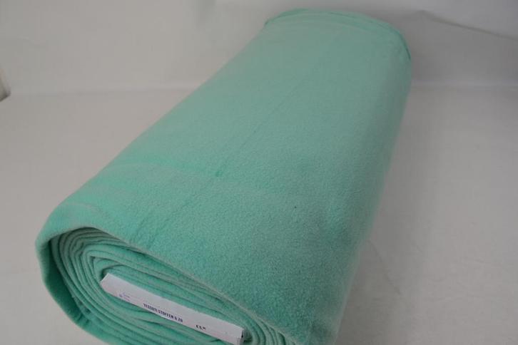 Polar Fleece Mint, Hobby en Vrije tijd, Stoffen en Lappen