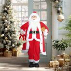 Kerstman 1,15 M Staande Kerstman Met Cadeau- En Kerstklok Vo, Diversen, Verzenden, Nieuw