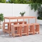 vidaXL 9-delige Tuinset massief douglashout, Tuin en Terras, Tuinsets en Loungesets, Verzenden, Nieuw, Meer dan 8 zitplaatsen