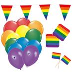 Regenboog decoratiepakket klein - Regenboog thema, Verzenden, Nieuw