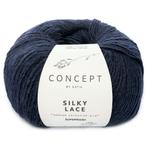 Katia Concept Silky Lace - 157 donkerblauw - Merino/Zijde, Hobby en Vrije tijd, Breien en Haken, Ophalen of Verzenden, Nieuw