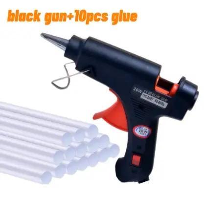 Budget hobby lijmpistool 20 watt met startset van 10, Hobby en Vrije tijd, Knutselen, Nieuw, Ophalen of Verzenden