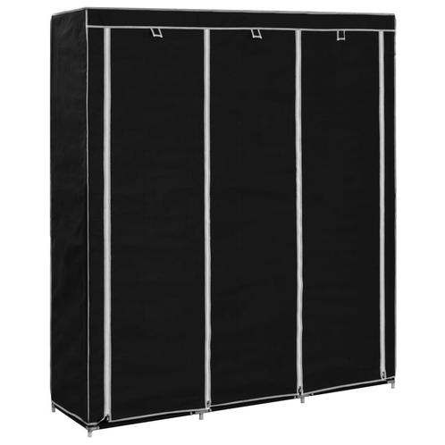 vidaXL Kledingkast met vakken en stangen 150x45x175 cm stof, Huis en Inrichting, Kasten | Kledingkasten, Nieuw, Verzenden