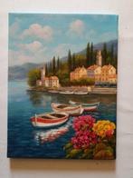 Gabriele Fabris (1958) - Lago di Como (Paesaggio, Antiek en Kunst