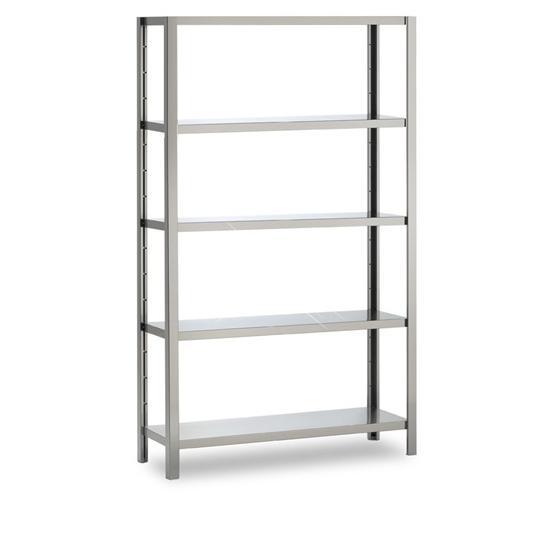 Rvs stelling 5 hoog 1900x500x2000 mm, Zakelijke goederen, Horeca | Meubilair en Inrichting, Nieuw in verpakking, Verzenden