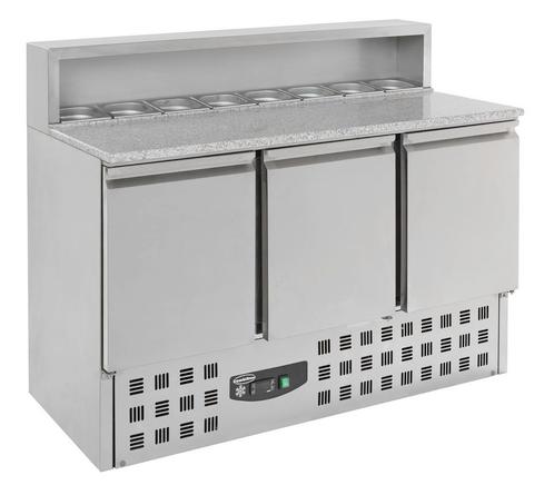 Combisteel Pizzawerkbank 402L Met 3 Deuren (1/1 GN) | Boven, Witgoed en Apparatuur, Koelkasten en IJskasten, Ophalen of Verzenden