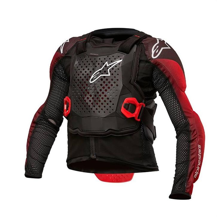 Alpinestars Bionic Tech Youth Protectiejas Zwart Wit Rood, Motoren, Kleding | Motorkleding, Heren, Nieuw met kaartje, Jas | textiel