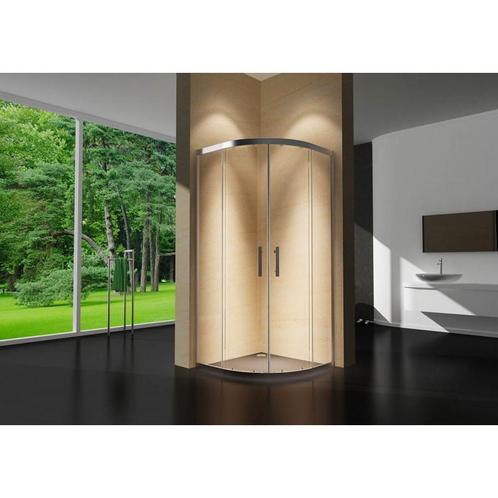 Douchecabine 80X80 Kwartrond Floor- Helder Glas (Badkamer), Doe-het-zelf en Verbouw, Sanitair, Nieuw, Ophalen of Verzenden