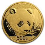 Gouden China Panda 30 gram 2018, Postzegels en Munten, Munten | Azië, Goud, Oost-Azië, Losse munt, Verzenden