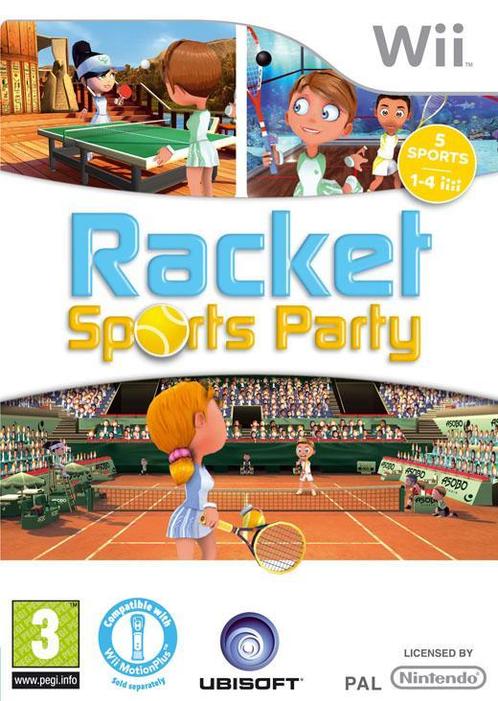 Racket Sports Party Wii Garantie & morgen in huis!, Spelcomputers en Games, Games | Nintendo Wii, 1 speler, Zo goed als nieuw