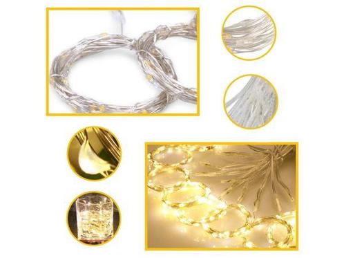 Veiling - Decoratie verlichting - led gordijn met afstandsbe, Huis en Inrichting, Woonaccessoires | Overige, Nieuw