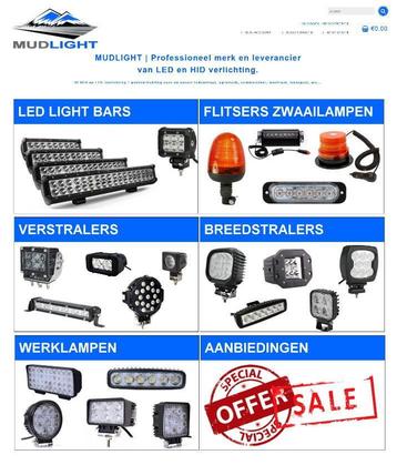 LED werklamp verstraler breedstraler lightbar 12v en 24v etc beschikbaar voor biedingen