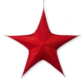 Kerstster | Ø 180 cm (5-punts, Binnen, Rood), Diversen, Kerst, Nieuw, Verzenden