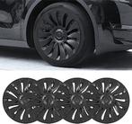 TESLA MODEL Y - WIELDOPPEN SET 14 SPOKE MAT ZWART 19INCH, Verzenden, Nieuw