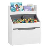 Kinderboekenkast en Speelgoedrek met Opbergboxen en Kist, Verzenden, Nieuw
