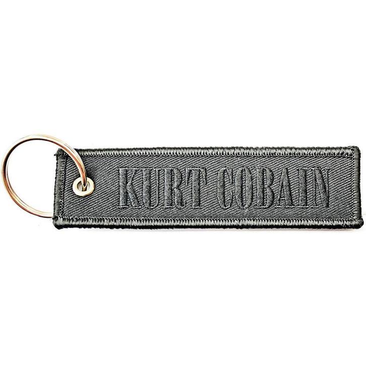 Kurt Cobain - Logo Patch Sleutelhanger officiële merchandise, Verzamelen, Muziek, Artiesten en Beroemdheden, Gebruiksvoorwerp