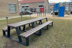 Rockwood® Picknicktafel Larix - Zwaar Kunststof - Quartz, Tuin en Terras, Picknicktafels, Ophalen of Verzenden, Nieuw, Rechthoekig
