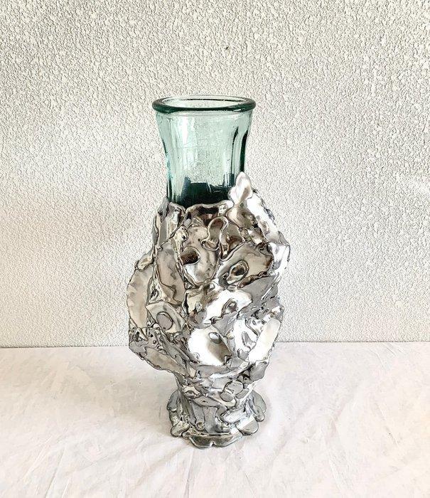 Louis Bressolles - Louis Bressolles - Vaas - Glas, parel van, Antiek en Kunst, Kunst | Designobjecten